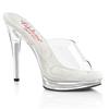 Fabulicious - GLORY501 Mules with heel - Transparent/White Product image